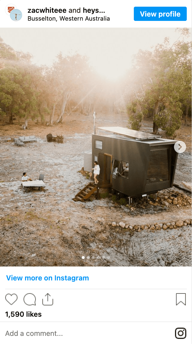 Put this on your bucket list! A couple nights off grid in a tiny house! No reception, in the middle of nowhere just kicking back with not a worry in the world!